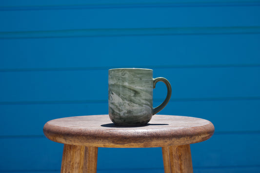 The Green Marble Mug